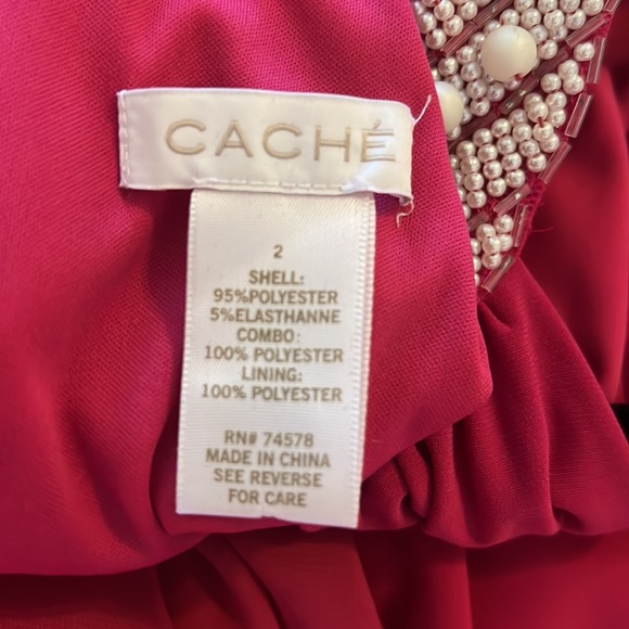 Cache pink size 2 dress - Picture 4 of 4